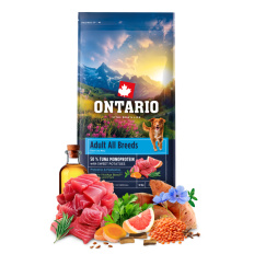 Ontario Adult All Breeds Monoprotein Tuna & Sweet Potatoes 12kg 