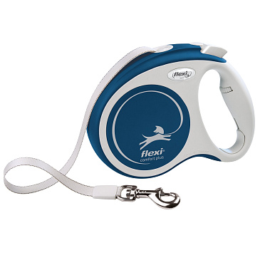 Flexi Vodítko Comfort Plus M pásek 5m modré Flexi Vodítko Comfort Plus M pásek 5m modré