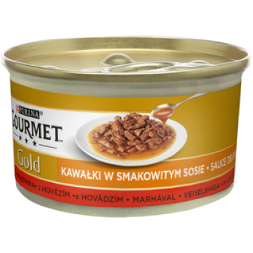 Gourmet Gold Sauce Delight minifilety s hovězím v omáčce 85g