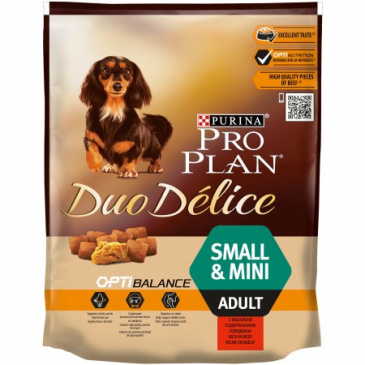 Purina Pro Plan Adult Duo Délice Small/Mini Beef/Rice 700g