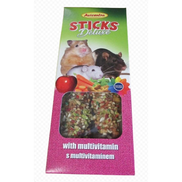 Avicentra tyč hlodavec malý vit + med  120g2ks