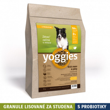 Yoggies Krůtí maso a jáhly - Monoprotein, hypoalergenní 5 Kg