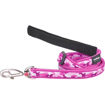 Vodítko Red Dingo 15 mm x 1,8 m - Camouflage Hot Pink