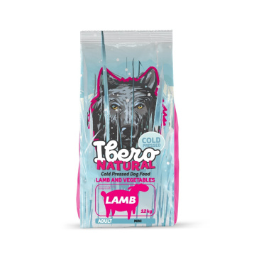 Ibero Cold Press Dog Adult Small Lamb - 12kg + 3kg zdarma