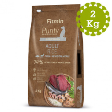 Fitmin dog Purity Rice Adult Fish&Venison 2kg