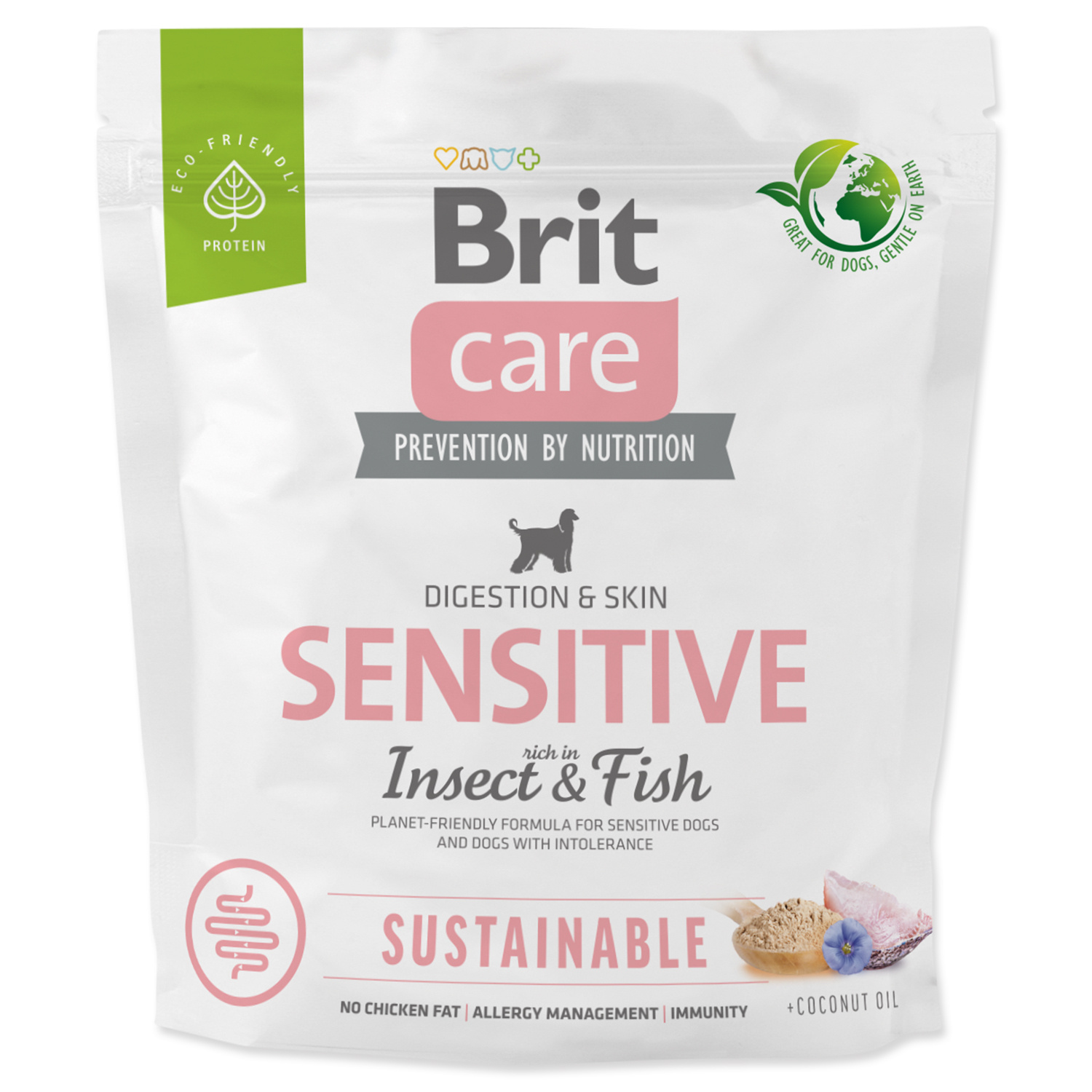 Brit Care Dog Sustainable Sensitiv 1 kg Twiko