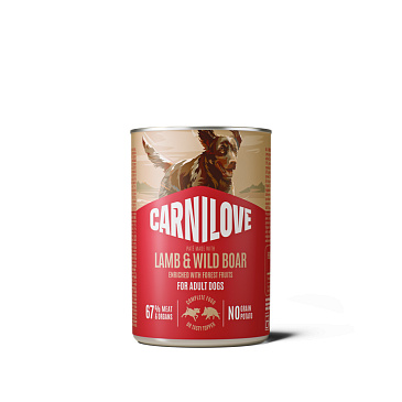 Carnilove Dog Paté Lamb & Wild Boar 400 g