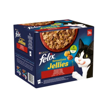 FELIX Sensations Jellies lahodný výběr v želé 24 x 85g