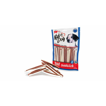 KIDDOG hovězí sendvič s treskou 250 g