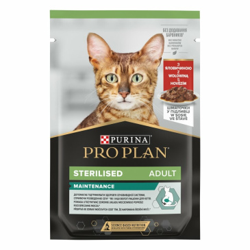 Pro Plan Cat Sterilised kapsička hovězí 85g