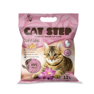 Sojová ekologická podestýlka Cat Step Tofu Lotus 5,4kg 12l s vůní