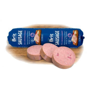 Brit Sausage 800g kuře+králík