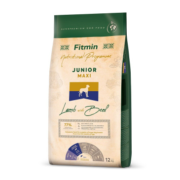 Fitmin Maxi junior Lamb with Beef 12kg