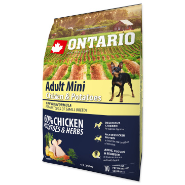 Ontario Adult mini Lamb & Rice 6,5 kg