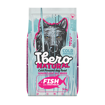 Ibero COLD PRESSED Medium/Maxi Senior Fish 12kg 