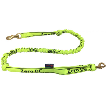 Zero DC Vodítko s tlumičem pro psa nad  10kg  neon zelená 2,7m