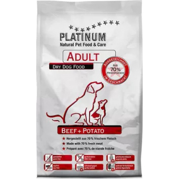 Platinum Natural Beef & Potatoes - Hovězí s bramborem 1,5kg