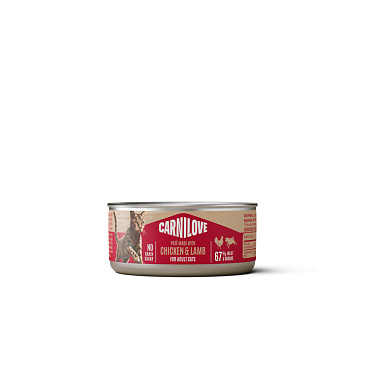 Carnilove Cat Paté Chicken & Lamb 100 g
