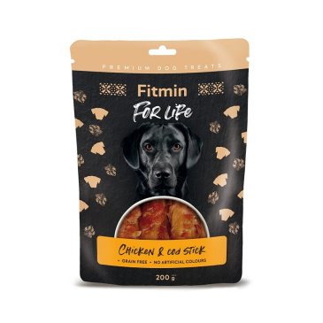 FFL dog treat chicken & cod stick 200g