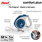 Flexi Vodítko Comfort Plus M pásek 5m modré