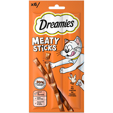 Dreamies Meaty s kuřecím 30g