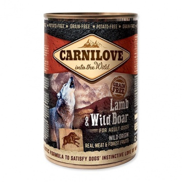 Carnilove 400g wild meat adult lamb+wild boar