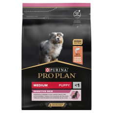 Pro Plan Medium Puppy Sensitiv Skin losos 3kg