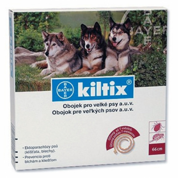 Kiltix antiparazitní obojek 70cm pes