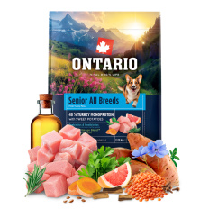 Ontario Senior All Breeds Monoprotein Turkey & Sweet Potatoes 2,25kg