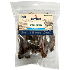 Pochoutka Ontario Pure Nature kachní krky sušené 250g