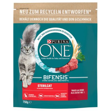 Purina ONE Dual Nature Sterilcat s hovězím 800g