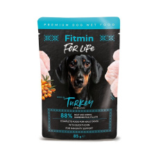 Fitmin For Life Krůtí kapsička pro dospělé psy s rakytníkem 85 g