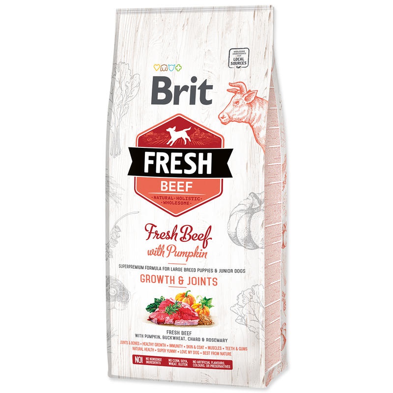 Brit Dog Fresh Beef & Pumpkin Puppy Large 2,5kg - Twiko