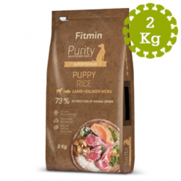 Fitmin dog Purity Rice Puppy Lamb&Salmon 2kg 