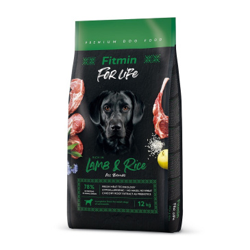 Fitmin dog For Life Adult Lamb&Rice 12kg