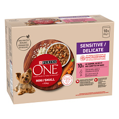 Purina ONE Mini Sensitive/Delicate kapsička 10 x 85g