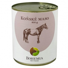 BOHEMIA Koňské maso ve vlastní šťávě 800 g