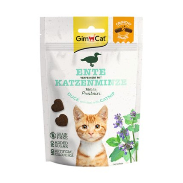 Gimcat Crunchy Snacks Kachna s Catnipem 50 g