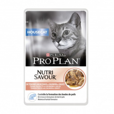ProPlan Cat Hausecat kapsička losos 85g