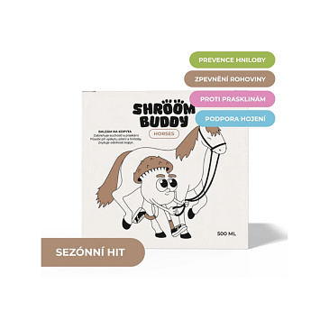 SHROOM BUDDY Balzám na kopyta pro koně 500 ml