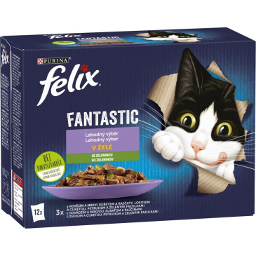 FELIX Fantastic výběr se zeleninou 12 x 85g