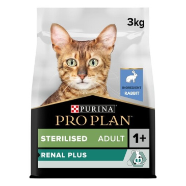 ProPlan Cat Adult Sterilised Renal králík 3kg