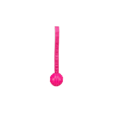 Soft & Strong, míček s poutkem, TPR, 27 cm, růžová