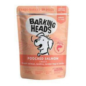 BARKING HEADS Pooched Salmon 300g kapsička