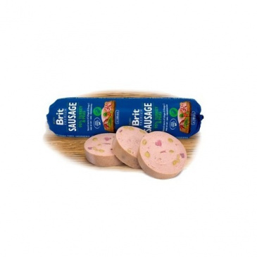 Brit Sausage 800g krůta+hrách