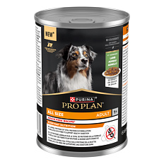 PRO PLAN bezobilná konzerva pro psy s jehněčím ve šťávě 400 g