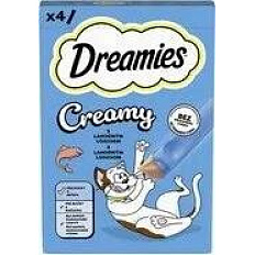 Dreamies Creamy s lososem 4x10g