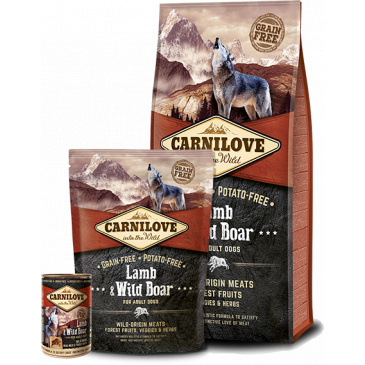 Carnilove Lamb & Wild Boar 12kg