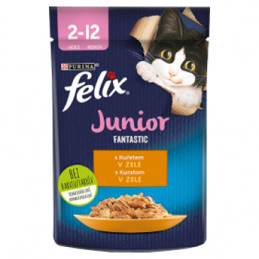 FELIX Fantastic Junior kuře v želé 85g