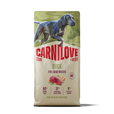 Carnilove True Fresh Dog Duck for Adult Large 12 kg